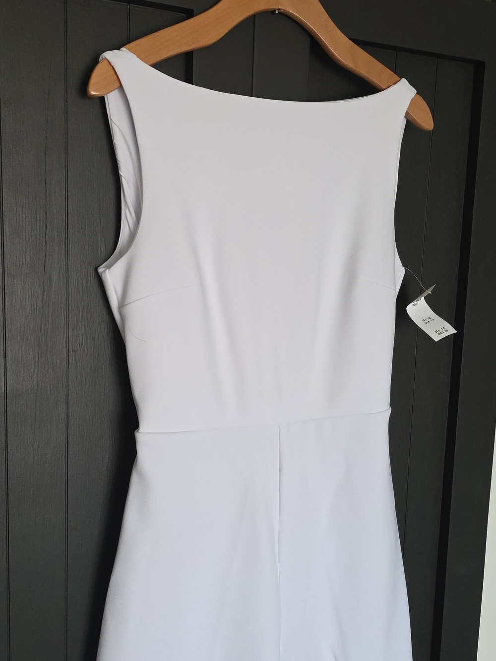 Abercrombie & Fitch Slash Clasp-Back White Jumpsuit - Picture 5 of 7